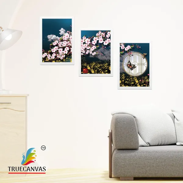 White__Abstract_Hd_Print_Painting_Set_Of_3_With_Frame_|_For_Home,_Living_Room_Gallery_&_Office,_White,_Size_-_13.50_X_19.50_Inch,_Sf090