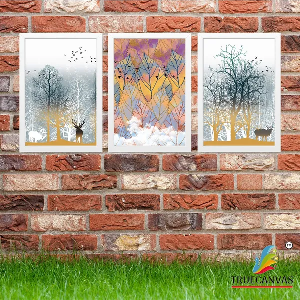 White__Abstract_Hd_Print_Painting_Set_Of_3_With_Frame_|_For_Home,_Living_Room_Gallery_&_Office,_White,_Size_-_13.50_X_19.50_Inch,_Sf092