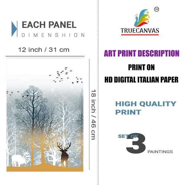 White__Abstract_Hd_Print_Painting_Set_Of_3_With_Frame_|_For_Home,_Living_Room_Gallery_&_Office,_White,_Size_-_13.50_X_19.50_Inch,_Sf092