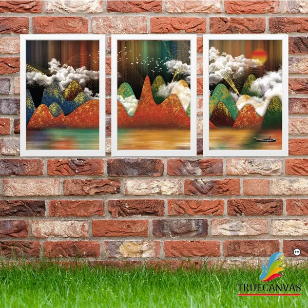 White__Abstract_Hd_Print_Painting_Set_Of_3_With_Frame_|_For_Home,_Living_Room_Gallery_&_Office,_White,_Size_-_13.50_X_19.50_Inch,_Sf101