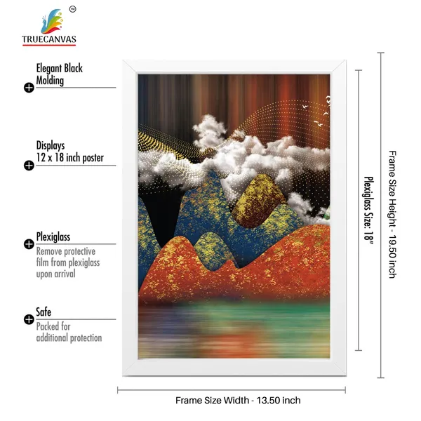 White__Abstract_Hd_Print_Painting_Set_Of_3_With_Frame_|_For_Home,_Living_Room_Gallery_&_Office,_White,_Size_-_13.50_X_19.50_Inch,_Sf101