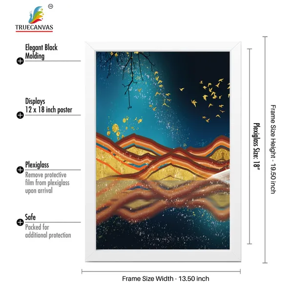 White__Abstract_Hd_Print_Painting_Set_Of_3_With_Frame_|_For_Home,_Living_Room_Gallery_&_Office,_White,_Size_-_13.50_X_19.50_Inch,_Sf104