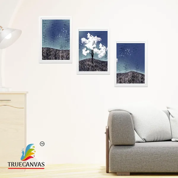 White__Abstract_Hd_Print_Painting_Set_Of_3_With_Frame_|_For_Home,_Living_Room_Gallery_&_Office,_White,_Size_-_13.50_X_19.50_Inch,_Sf106