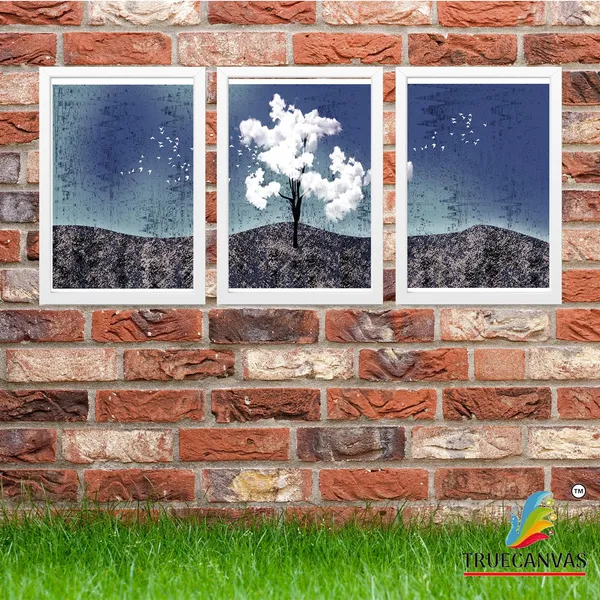 White__Abstract_Hd_Print_Painting_Set_Of_3_With_Frame_|_For_Home,_Living_Room_Gallery_&_Office,_White,_Size_-_13.50_X_19.50_Inch,_Sf106