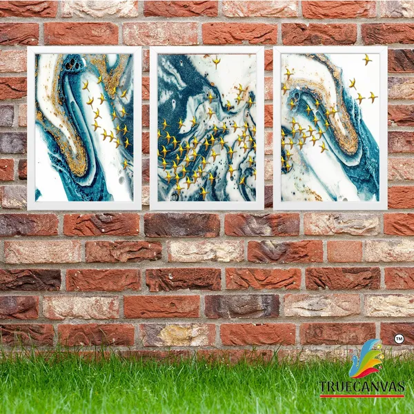 White__Abstract_Hd_Print_Painting_Set_Of_3_With_Frame_|_For_Home,_Living_Room_Gallery_&_Office,_White,_Size_-_13.50_X_19.50_Inch,_Sf108