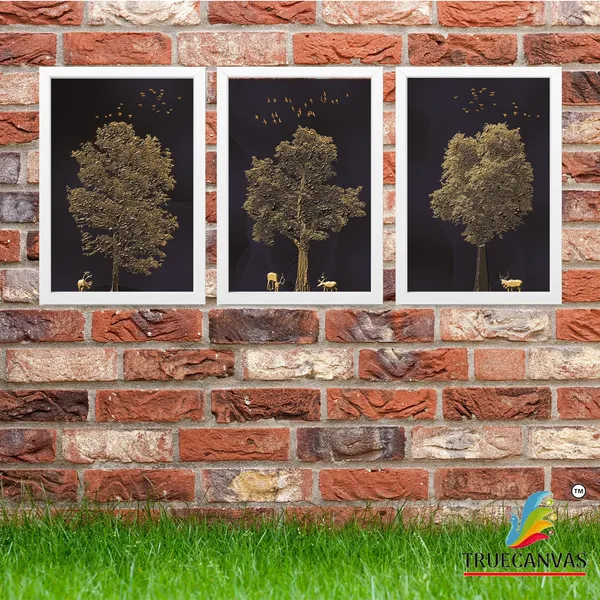 White__Abstract_Hd_Print_Painting_Set_Of_3_With_Frame_|_For_Home,_Living_Room_Gallery_&_Office,_White,_Size_-_13.50_X_19.50_Inch,_Sf109