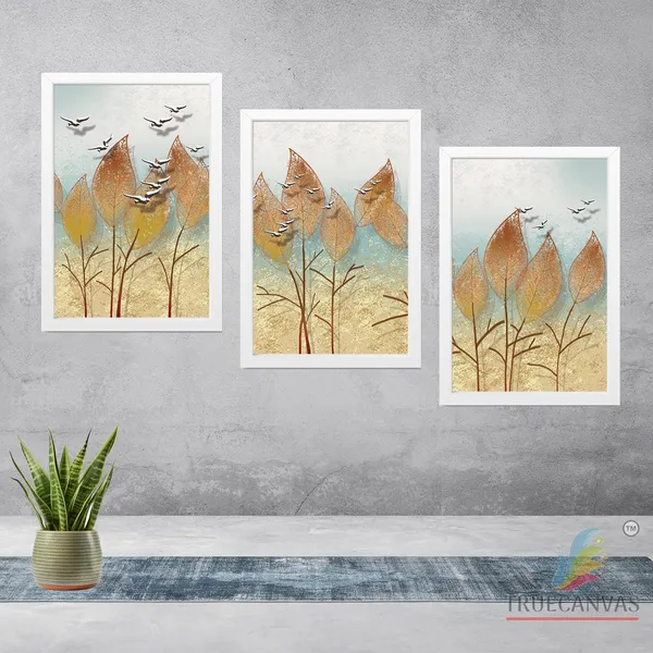 White__Abstract_Hd_Print_Painting_Set_Of_3_With_Frame_|_For_Home,_Living_Room_Gallery_&_Office,_White,_Size_-_13.50_X_19.50_Inch,_Sf110