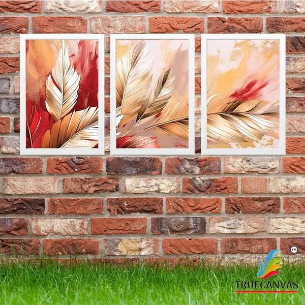 White__Abstract_Hd_Print_Painting_Set_Of_3_With_Frame_|_For_Home,_Living_Room_Gallery_&_Office,_White,_Size_-_13.50_X_19.50_Inch,_Sf115