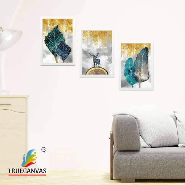 White__Abstract_Hd_Print_Painting_Set_Of_3_With_Frame_|_For_Home,_Living_Room_Gallery_&_Office,_White,_Size_-_13.50_X_19.50_Inch,_Sf117