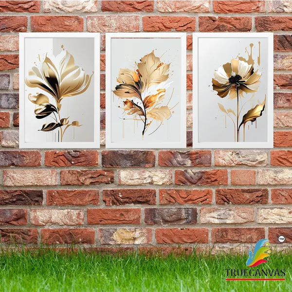 White__Abstract_Hd_Print_Painting_Set_Of_3_With_Frame_|_For_Home,_Living_Room_Gallery_&_Office,_White,_Size_-_13.50_X_19.50_Inch,_Sf119