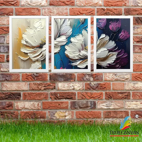 White__Abstract_Hd_Print_Painting_Set_Of_3_With_Frame_|_For_Home,_Living_Room_Gallery_&_Office,_White,_Size_-_13.50_X_19.50_Inch,_Sf120