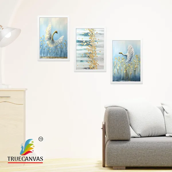 White__Abstract_Hd_Print_Painting_Set_Of_3_With_Frame_|_For_Home,_Living_Room_Gallery_&_Office,_White,_Size_-_13.50_X_19.50_Inch,_Sf122