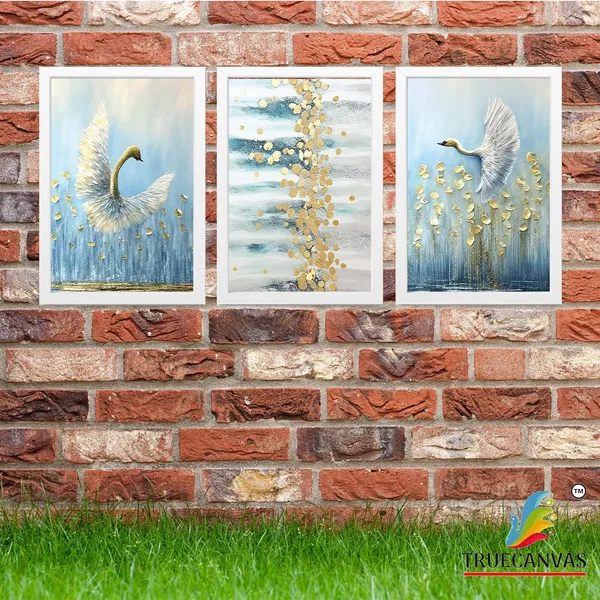 White__Abstract_Hd_Print_Painting_Set_Of_3_With_Frame_|_For_Home,_Living_Room_Gallery_&_Office,_White,_Size_-_13.50_X_19.50_Inch,_Sf122