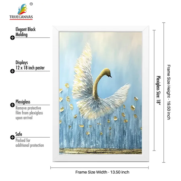 White__Abstract_Hd_Print_Painting_Set_Of_3_With_Frame_|_For_Home,_Living_Room_Gallery_&_Office,_White,_Size_-_13.50_X_19.50_Inch,_Sf122