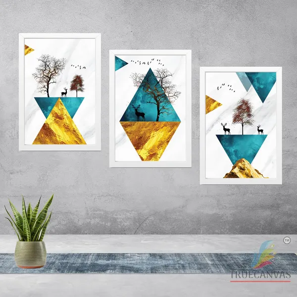 White__Abstract_Hd_Print_Painting_Set_Of_3_With_Frame_|_For_Home,_Living_Room_Gallery_&_Office,_White,_Size_-_13.50_X_19.50_Inch,_Sf123