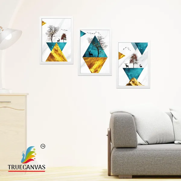 White__Abstract_Hd_Print_Painting_Set_Of_3_With_Frame_|_For_Home,_Living_Room_Gallery_&_Office,_White,_Size_-_13.50_X_19.50_Inch,_Sf123