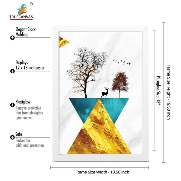 White__Abstract_Hd_Print_Painting_Set_Of_3_With_Frame_|_For_Home,_Living_Room_Gallery_&_Office,_White,_Size_-_13.50_X_19.50_Inch,_Sf123