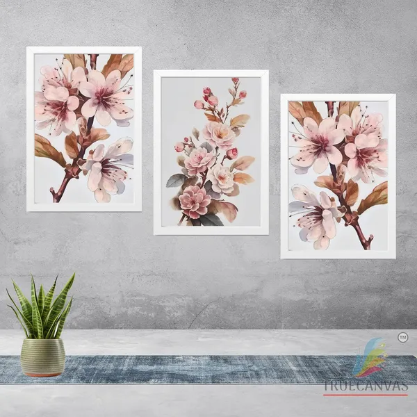 White__Abstract_Hd_Print_Painting_Set_Of_3_With_Frame_|_For_Home,_Living_Room_Gallery_&_Office,_White,_Size_-_13.50_X_19.50_Inch,_Sf135