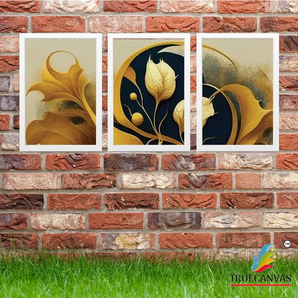 White__Abstract_Hd_Print_Painting_Set_Of_3_With_Frame_|_For_Home,_Living_Room_Gallery_&_Office,_White,_Size_-_13.50_X_19.50_Inch,_Sf138