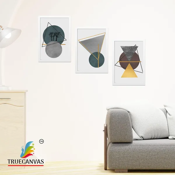 White__Abstract_Hd_Print_Painting_Set_Of_3_With_Frame_|_For_Home,_Living_Room_Gallery_&_Office,_White,_Size_-_13.50_X_19.50_Inch,_Sf143