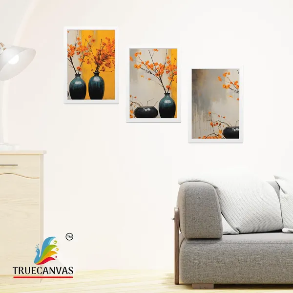 White__Abstract_Hd_Print_Painting_Set_Of_3_With_Frame_|_For_Home,_Living_Room_Gallery_&_Office,_White,_Size_-_13.50_X_19.50_Inch,_Sf149