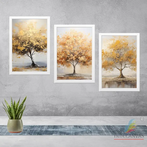 White__Abstract_Hd_Print_Painting_Set_Of_3_With_Frame_|_For_Home,_Living_Room_Gallery_&_Office,_White,_Size_-_13.50_X_19.50_Inch,_Sf150