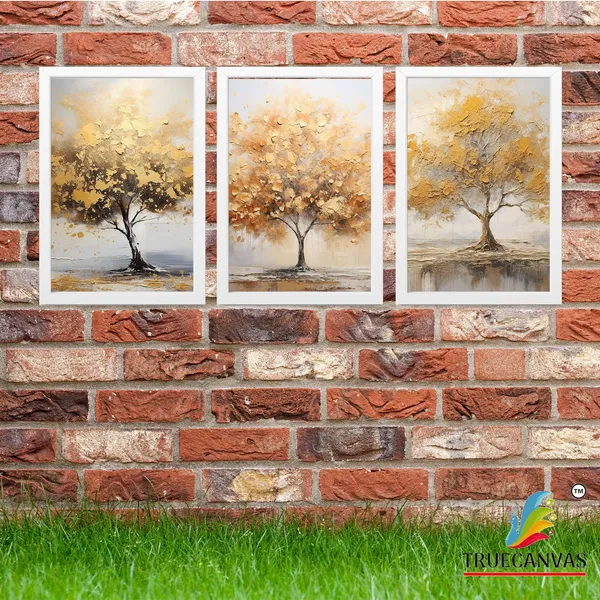 White__Abstract_Hd_Print_Painting_Set_Of_3_With_Frame_|_For_Home,_Living_Room_Gallery_&_Office,_White,_Size_-_13.50_X_19.50_Inch,_Sf150
