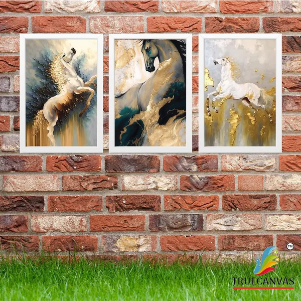 White__Abstract_Hd_Print_Painting_Set_Of_3_With_Frame_|_For_Home,_Living_Room_Gallery_&_Office,_White,_Size_-_13.50_X_19.50_Inch,_Sf153