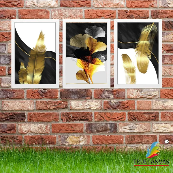 White__Abstract_Hd_Print_Painting_Set_Of_3_With_Frame_|_For_Home,_Living_Room_Gallery_&_Office,_White,_Size_-_13.50_X_19.50_Inch,_Sf154