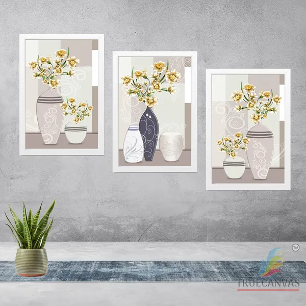 White__Abstract_Hd_Print_Painting_Set_Of_3_With_Frame_|_For_Home,_Living_Room_Gallery_&_Office,_White,_Size_-_13.50_X_19.50_Inch,_Sf156