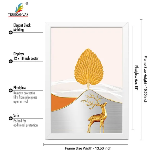 White__Abstract_Hd_Print_Painting_Set_Of_3_With_Frame_|_For_Home,_Living_Room_Gallery_&_Office,_White,_Size_-_13.50_X_19.50_Inch,_Sf157