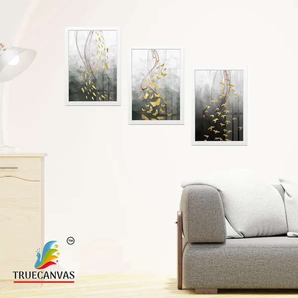 White__Abstract_Hd_Print_Painting_Set_Of_3_With_Frame_|_For_Home,_Living_Room_Gallery_&_Office,_White,_Size_-_13.50_X_19.50_Inch,_Sf162