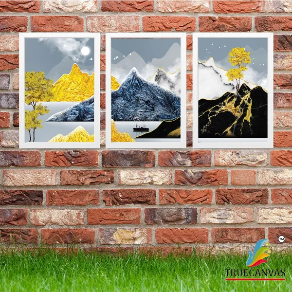 White__Abstract_Hd_Print_Painting_Set_Of_3_With_Frame_|_For_Home,_Living_Room_Gallery_&_Office,_White,_Size_-_13.50_X_19.50_Inch,_Sf163