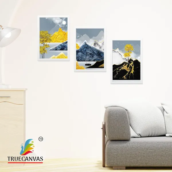 White__Abstract_Hd_Print_Painting_Set_Of_3_With_Frame_|_For_Home,_Living_Room_Gallery_&_Office,_White,_Size_-_13.50_X_19.50_Inch,_Sf163
