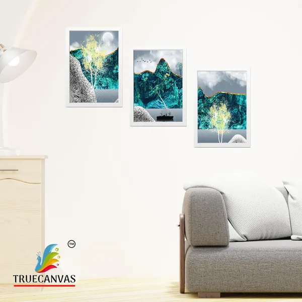 White__Abstract_Hd_Print_Painting_Set_Of_3_With_Frame_|_For_Home,_Living_Room_Gallery_&_Office,_White,_Size_-_13.50_X_19.50_Inch,_Sf164