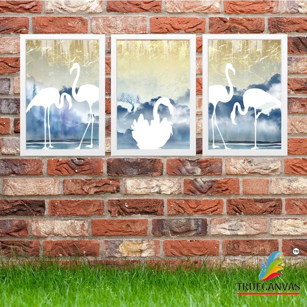White__Abstract_Hd_Print_Painting_Set_Of_3_With_Frame_|_For_Home,_Living_Room_Gallery_&_Office,_White,_Size_-_13.50_X_19.50_Inch,_Sf165