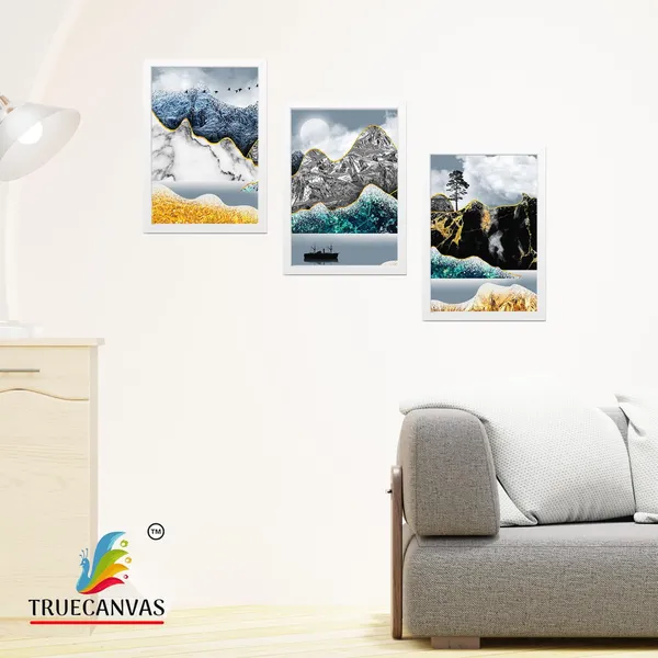 White__Abstract_Hd_Print_Painting_Set_Of_3_With_Frame_|_For_Home,_Living_Room_Gallery_&_Office,_White,_Size_-_13.50_X_19.50_Inch,_Sf166