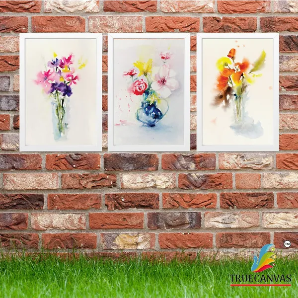 White__Abstract_Hd_Print_Painting_Set_Of_3_With_Frame_|_For_Home,_Living_Room_Gallery_&_Office,_White,_Size_-_13.50_X_19.50_Inch,_Sf174