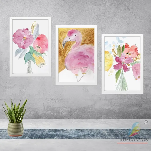 White__Abstract_Hd_Print_Painting_Set_Of_3_With_Frame_|_For_Home,_Living_Room_Gallery_&_Office,_White,_Size_-_13.50_X_19.50_Inch,_Sf175