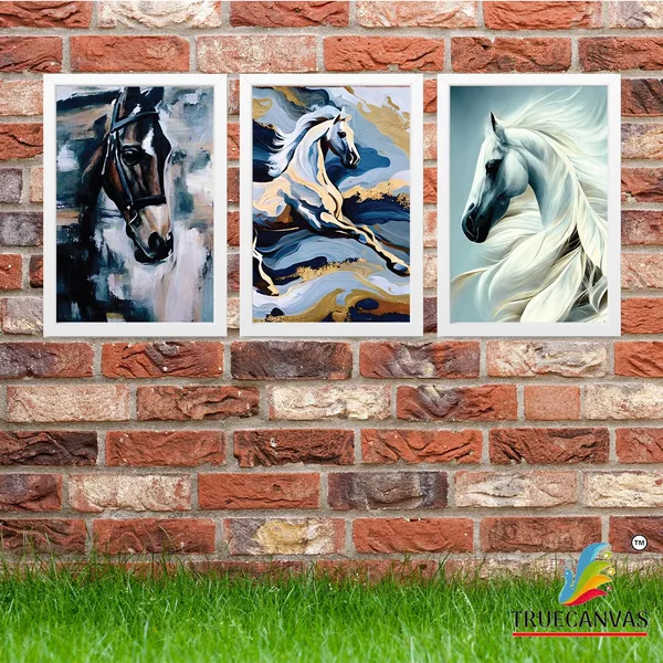 White__Abstract_Hd_Print_Painting_Set_Of_3_With_Frame_|_For_Home,_Living_Room_Gallery_&_Office,_White,_Size_-_13.50_X_19.50_Inch,_Sf179