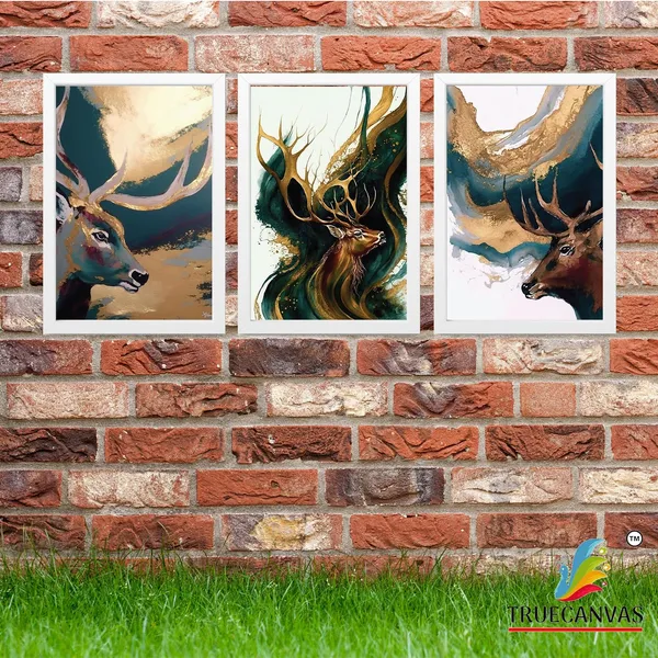 White__Abstract_Hd_Print_Painting_Set_Of_3_With_Frame_|_For_Home,_Living_Room_Gallery_&_Office,_White,_Size_-_13.50_X_19.50_Inch,_Sf184