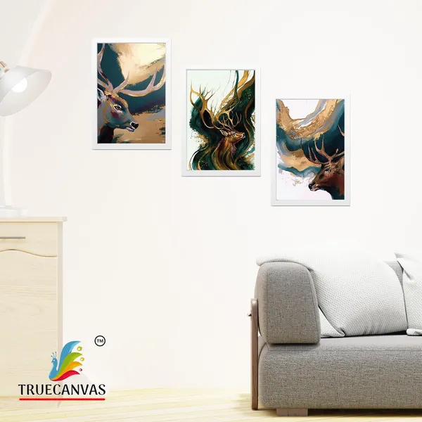 White__Abstract_Hd_Print_Painting_Set_Of_3_With_Frame_|_For_Home,_Living_Room_Gallery_&_Office,_White,_Size_-_13.50_X_19.50_Inch,_Sf184