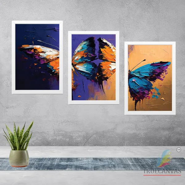 White__Abstract_Hd_Print_Painting_Set_Of_3_With_Frame_|_For_Home,_Living_Room_Gallery_&_Office,_White,_Size_-_13.50_X_19.50_Inch,_Sf189