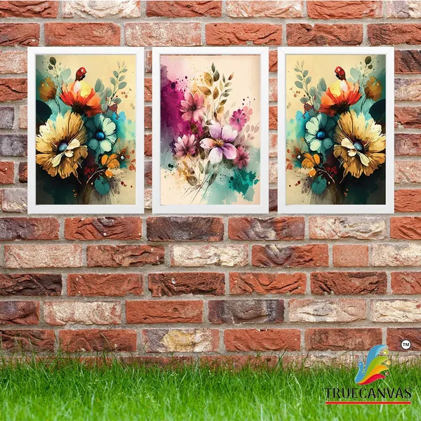 White__Abstract_Hd_Print_Painting_Set_Of_3_With_Frame_|_For_Home,_Living_Room_Gallery_&_Office,_White,_Size_-_13.50_X_19.50_Inch,_Sf190