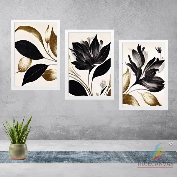 White__Abstract_Hd_Print_Painting_Set_Of_3_With_Frame_|_For_Home,_Living_Room_Gallery_&_Office,_White,_Size_-_13.50_X_19.50_Inch,_Sf195