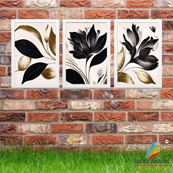 White__Abstract_Hd_Print_Painting_Set_Of_3_With_Frame_|_For_Home,_Living_Room_Gallery_&_Office,_White,_Size_-_13.50_X_19.50_Inch,_Sf195