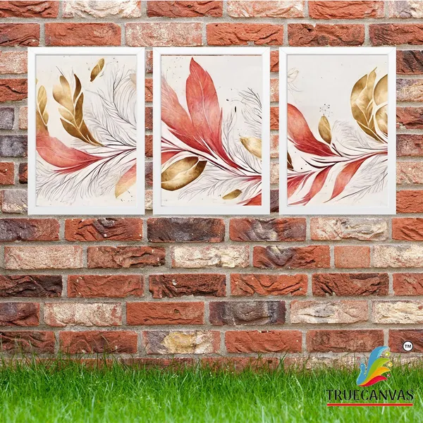 White__Abstract_Hd_Print_Painting_Set_Of_3_With_Frame_|_For_Home,_Living_Room_Gallery_&_Office,_White,_Size_-_13.50_X_19.50_Inch,_Sf196