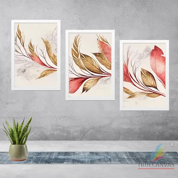 White__Abstract_Hd_Print_Painting_Set_Of_3_With_Frame_|_For_Home,_Living_Room_Gallery_&_Office,_White,_Size_-_13.50_X_19.50_Inch,_Sf197
