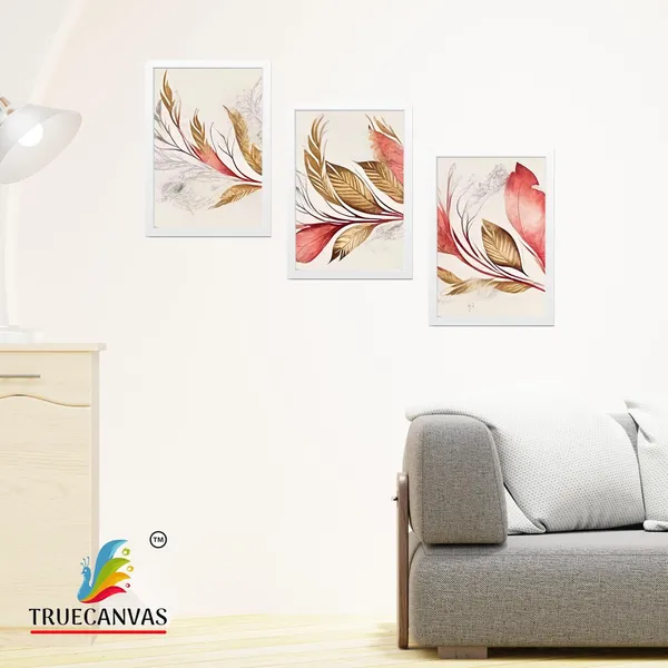 White__Abstract_Hd_Print_Painting_Set_Of_3_With_Frame_|_For_Home,_Living_Room_Gallery_&_Office,_White,_Size_-_13.50_X_19.50_Inch,_Sf197