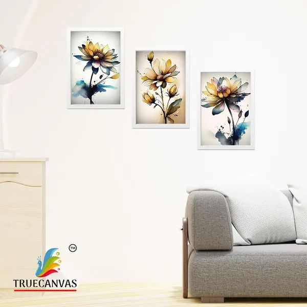 White__Abstract_Hd_Print_Painting_Set_Of_3_With_Frame_|_For_Home,_Living_Room_Gallery_&_Office,_White,_Size_-_13.50_X_19.50_Inch,_Sf198